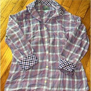 Thomas dean boy's button down shirt 10/12